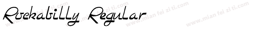 Rockabilly Regular字体转换